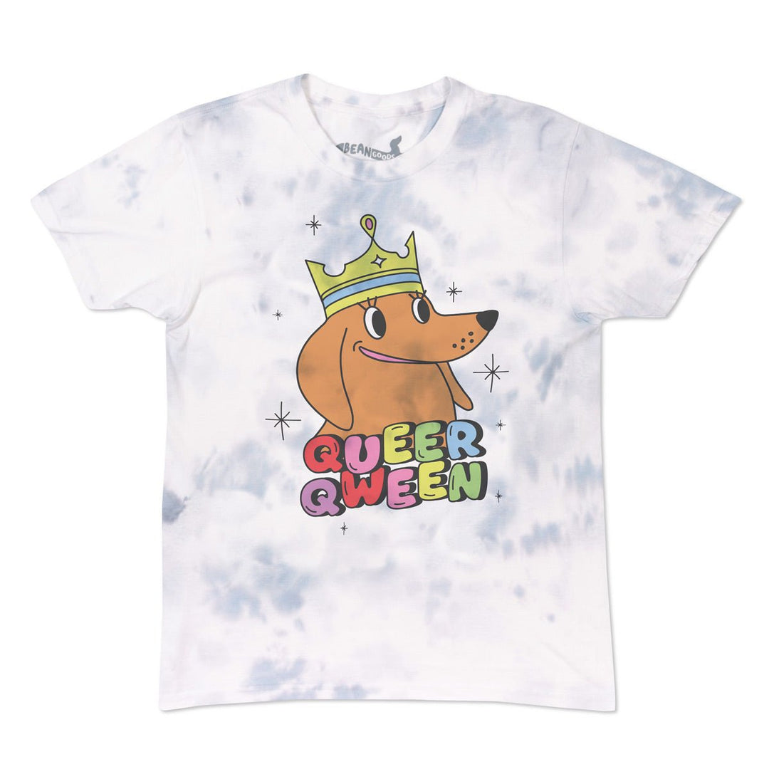 queer qween unisex tee | tie-dye - bean goods