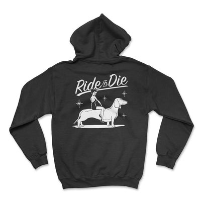 ride or die unisex hoodie | black - BeanGoods