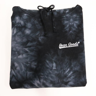 ride or die unisex hoodie | black tie-dye - bean goods