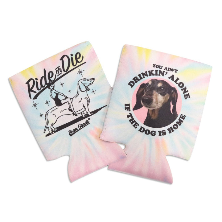 ride or dye can cooler | tie-dye - bean goods