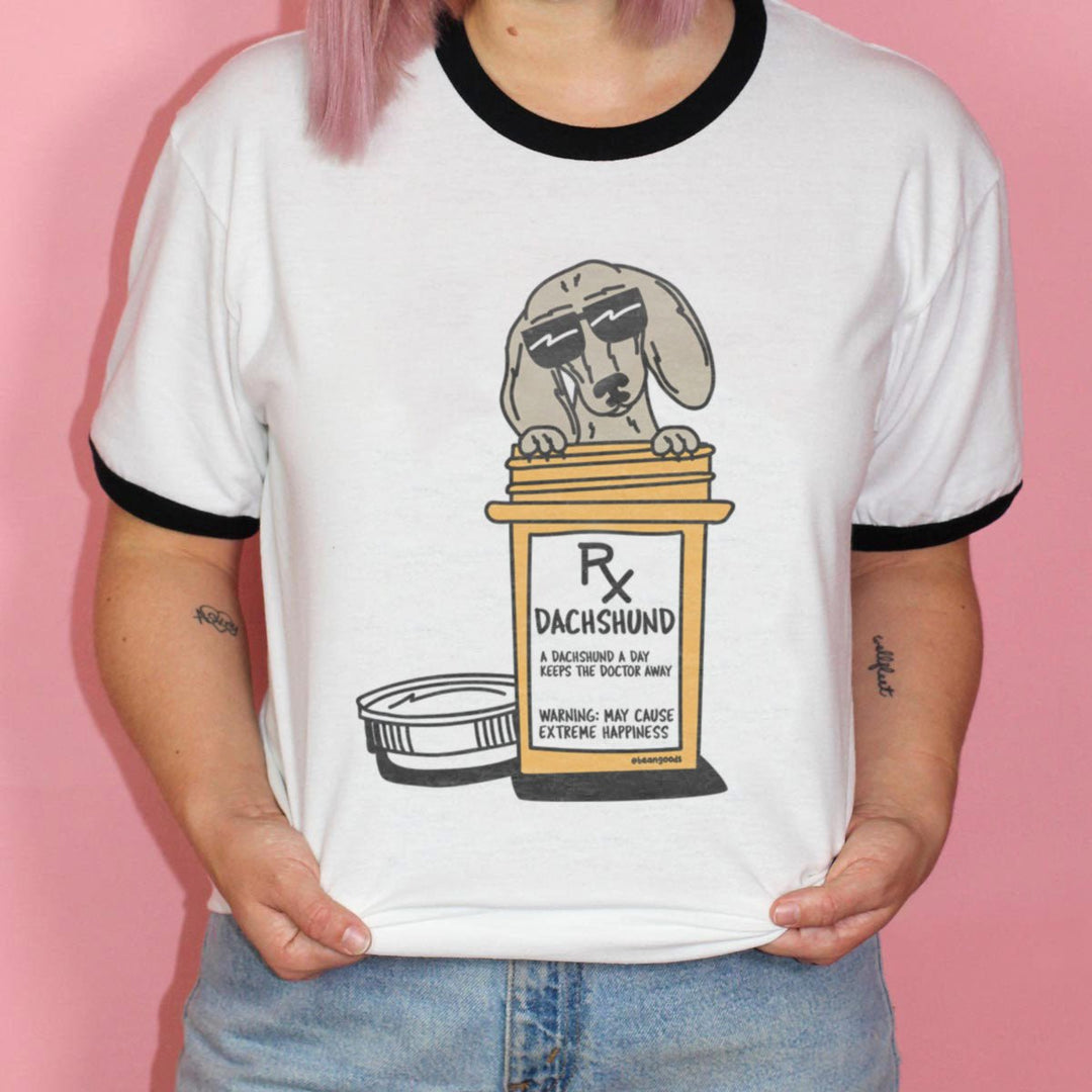 Rx dox unisex ringer tee - bean goods