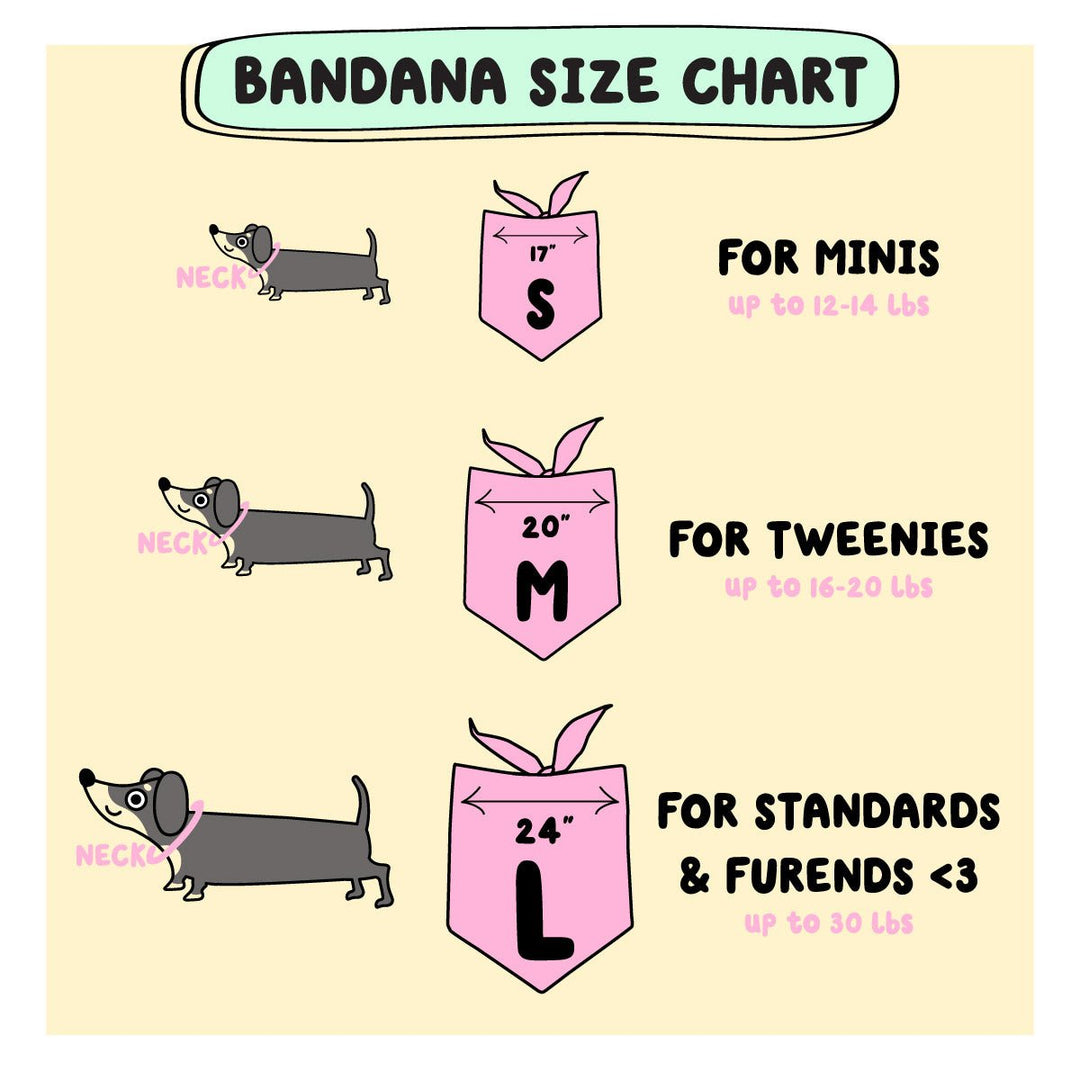 season of the ween dog bandana - bean goods