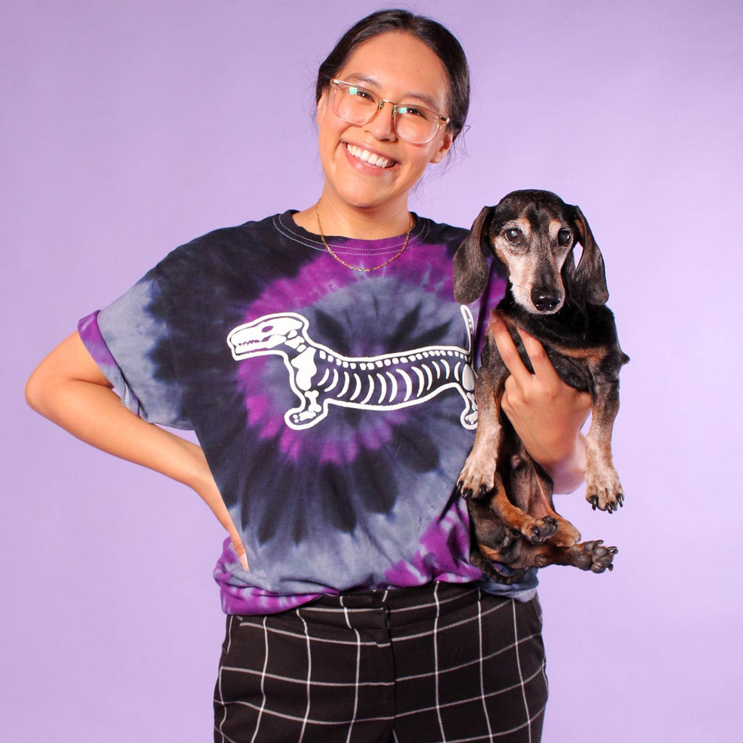 skeleween unisex tee (tie-dye) - BeanGoods