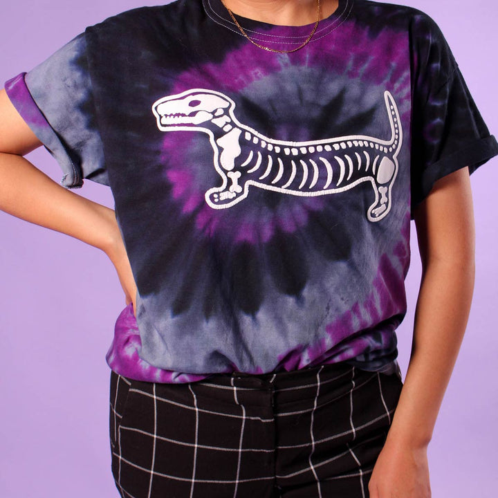 skeleween unisex tee (tie-dye) - BeanGoods