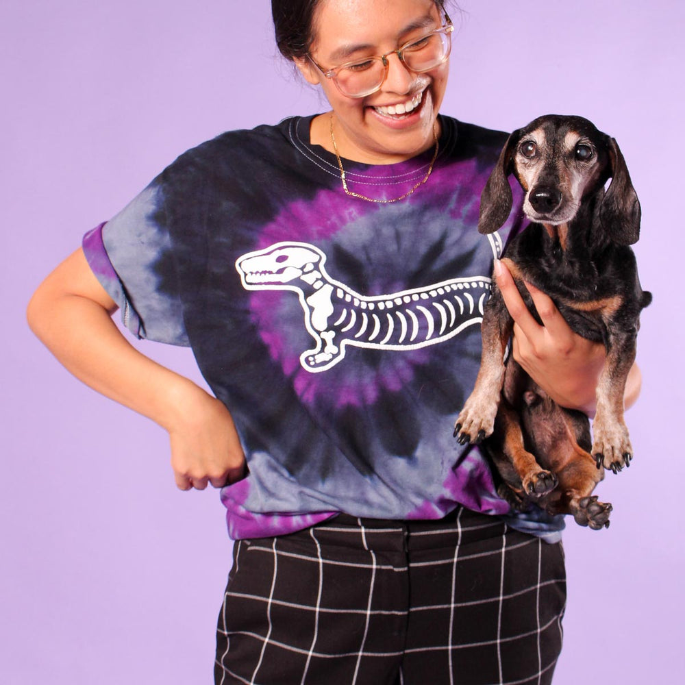 skeleween unisex tee (tie-dye) - BeanGoods