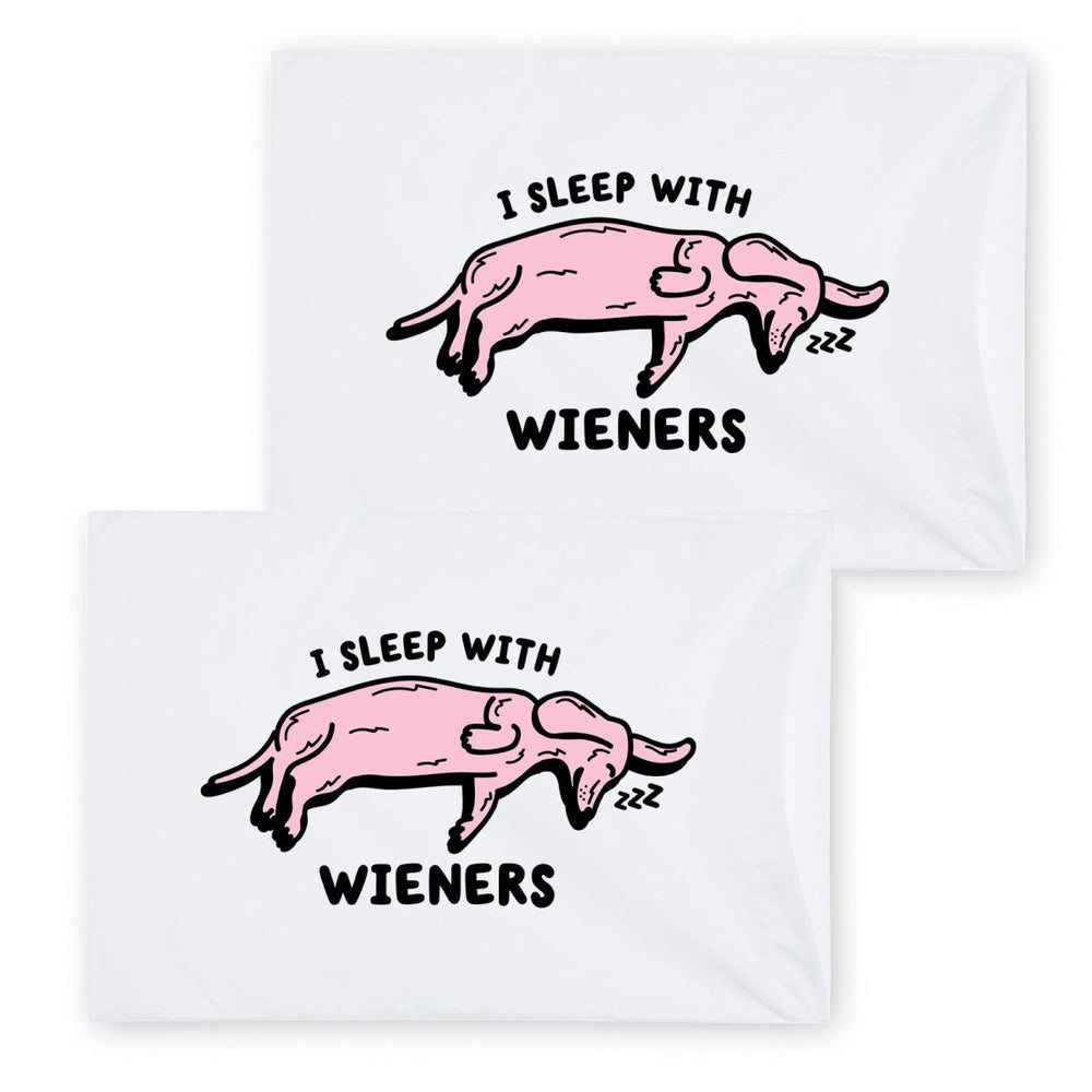 sleeping wieners pillow case - bean goods