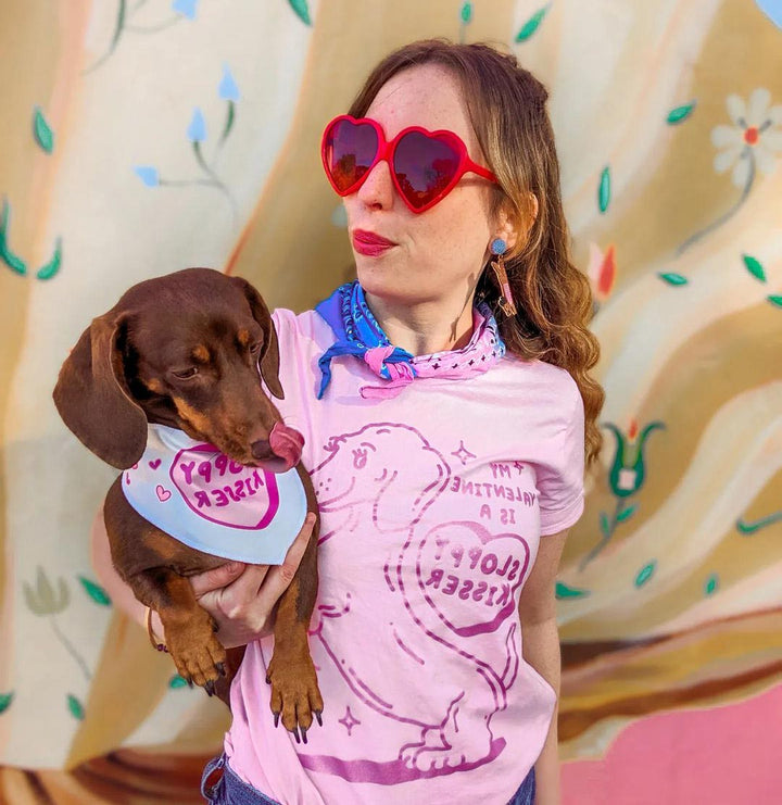 sloppy kisser dog bandana - bean goods