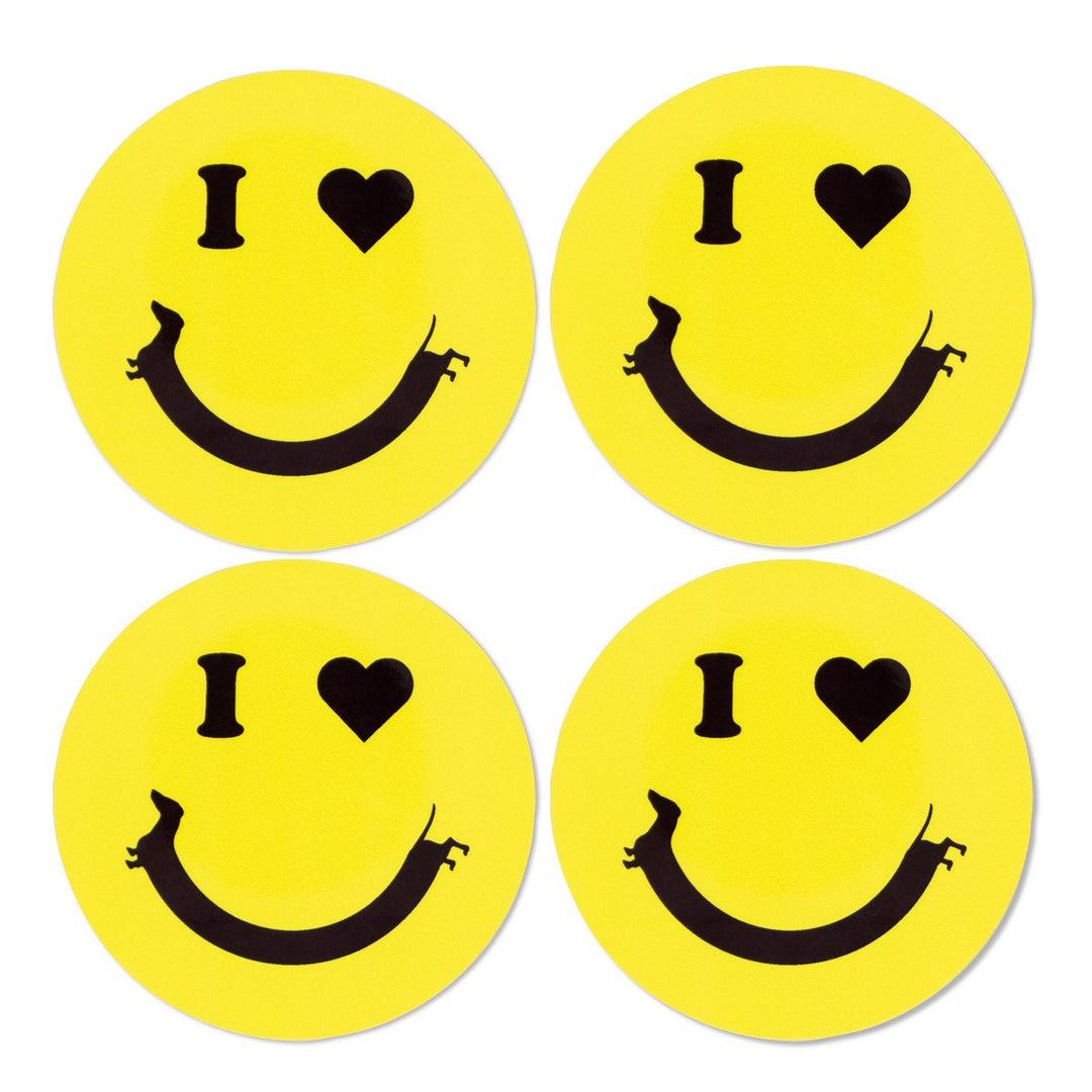 smiley ween coaster set - bean goods