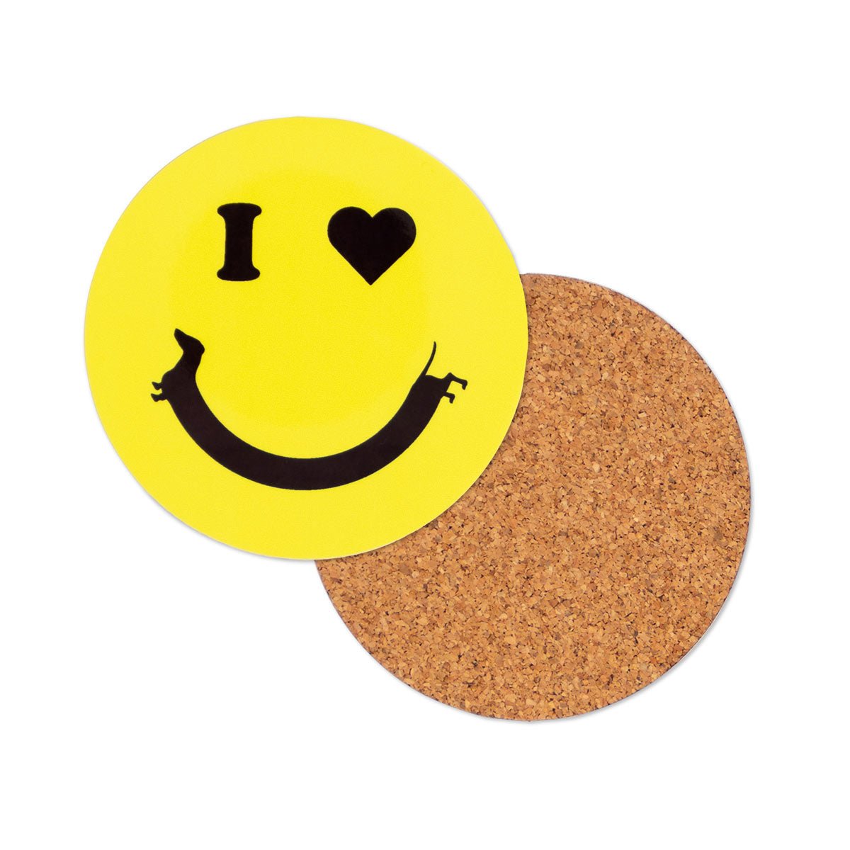 smiley ween coaster set - bean goods