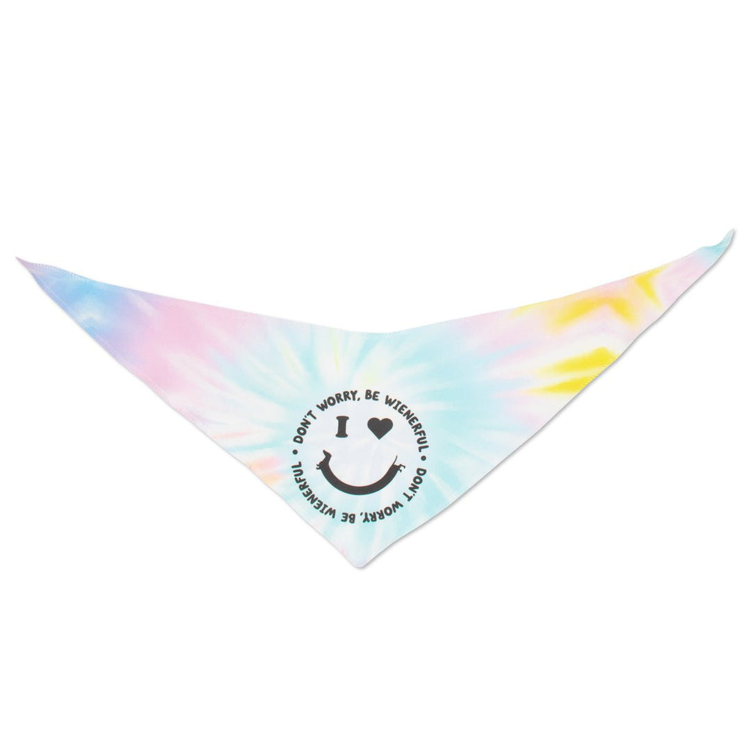 smiley ween dog bandana - bean goods