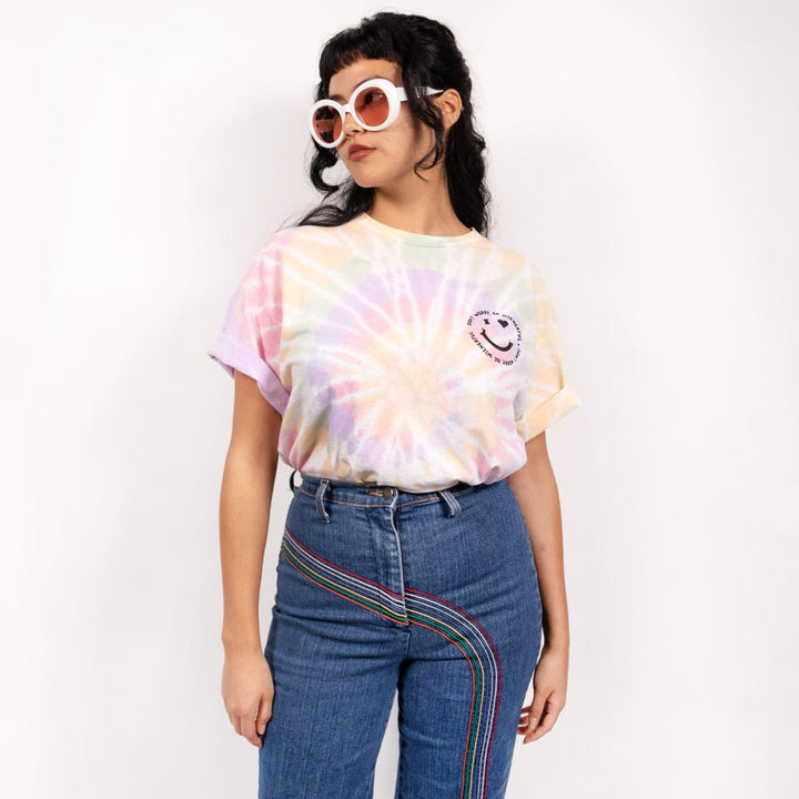 smiley ween unisex tee | tie-dye - bean goods