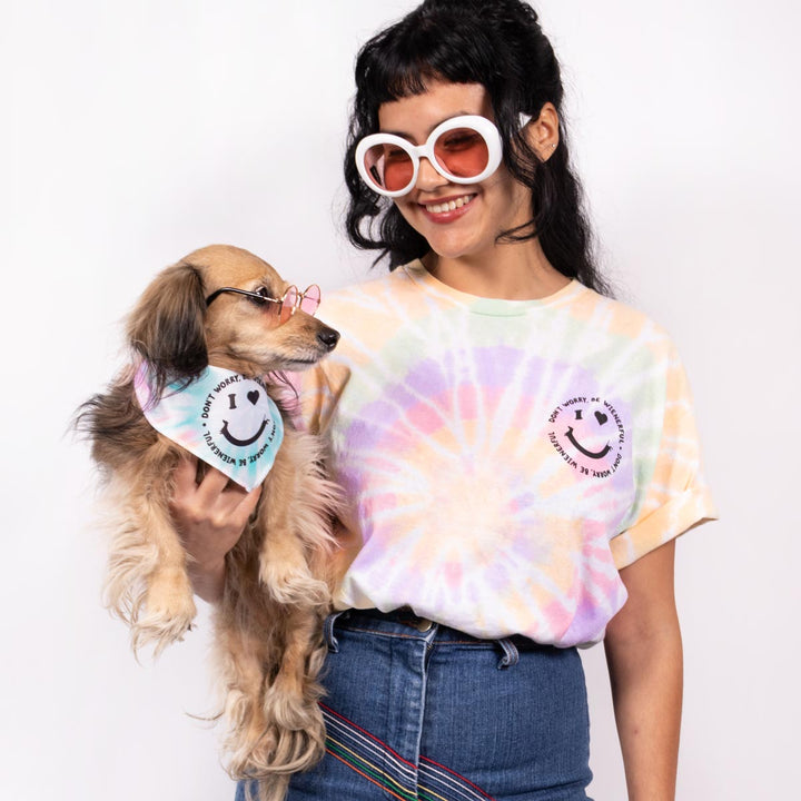 smiley ween unisex tee | tie-dye - bean goods