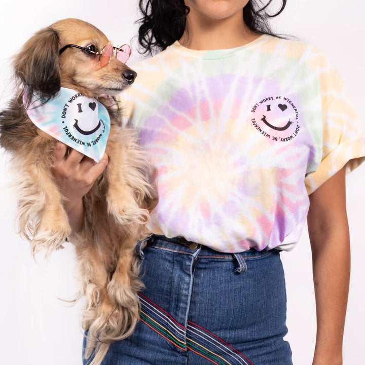 smiley ween unisex tee | tie-dye - bean goods