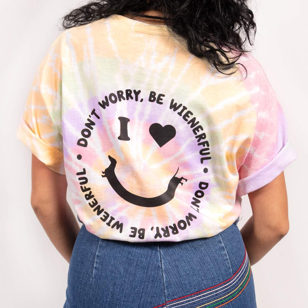 smiley ween unisex tee | tie-dye - bean goods