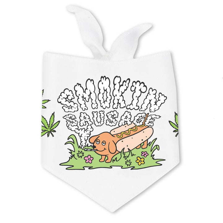 smokin' sausage dog bandana - bean goods