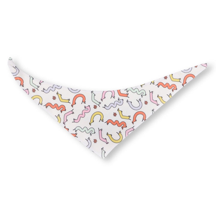 squiggly ween dog bandana - bean goods