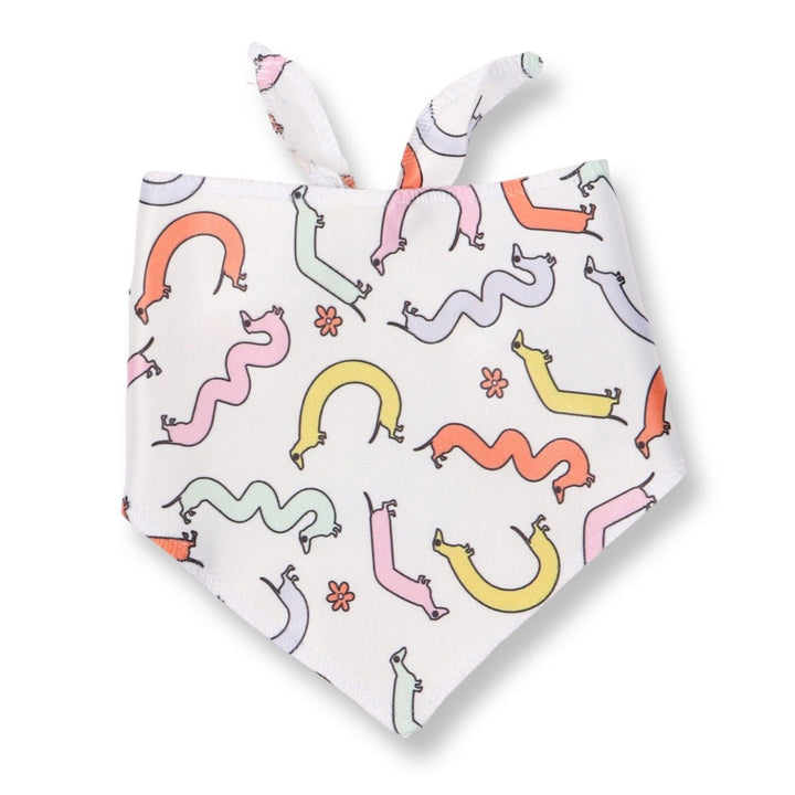 squiggly ween dog bandana - bean goods