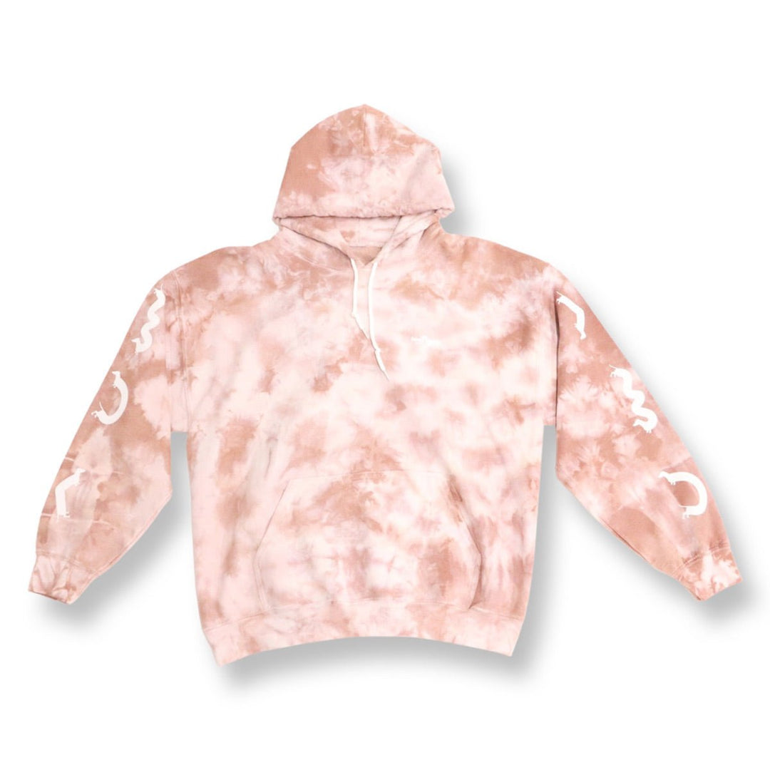 squiggly ween unisex hoodie | tie-dye - bean goods