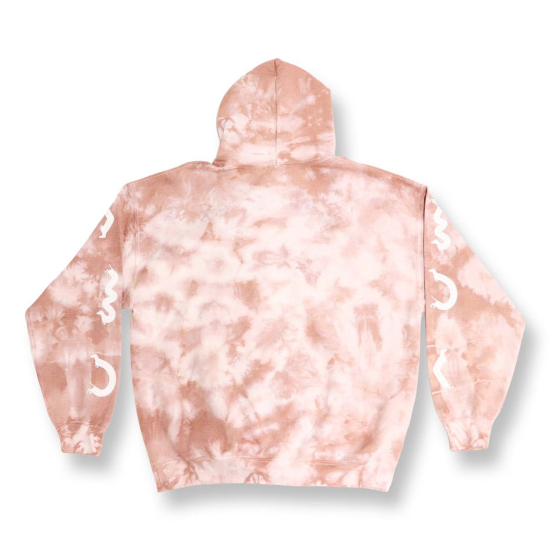 squiggly ween unisex hoodie | tie-dye - bean goods