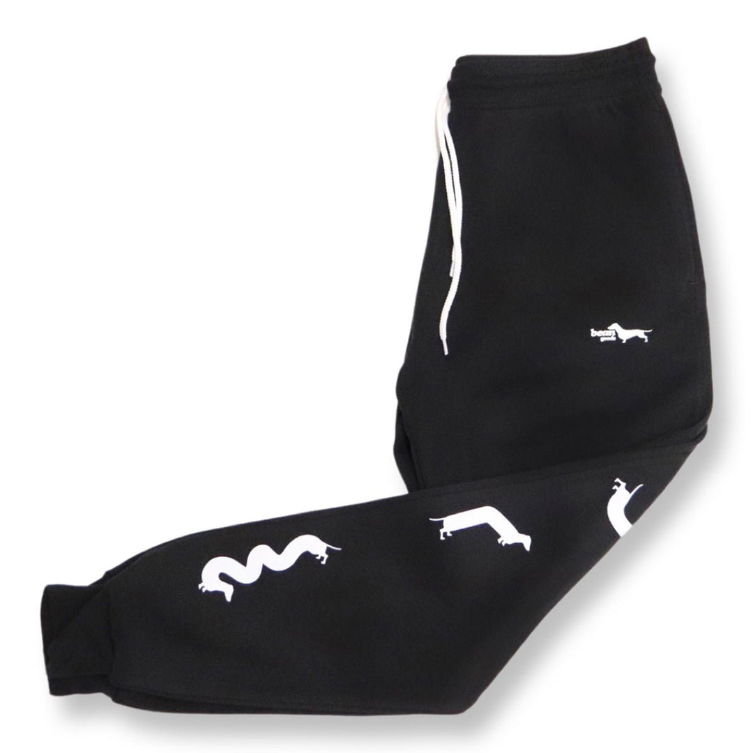 squiggly ween unisex sweatpants | black - bean goods