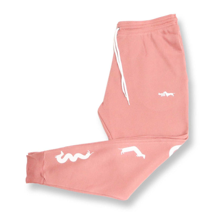 squiggly ween unisex sweatpants | dusty rose - bean goods