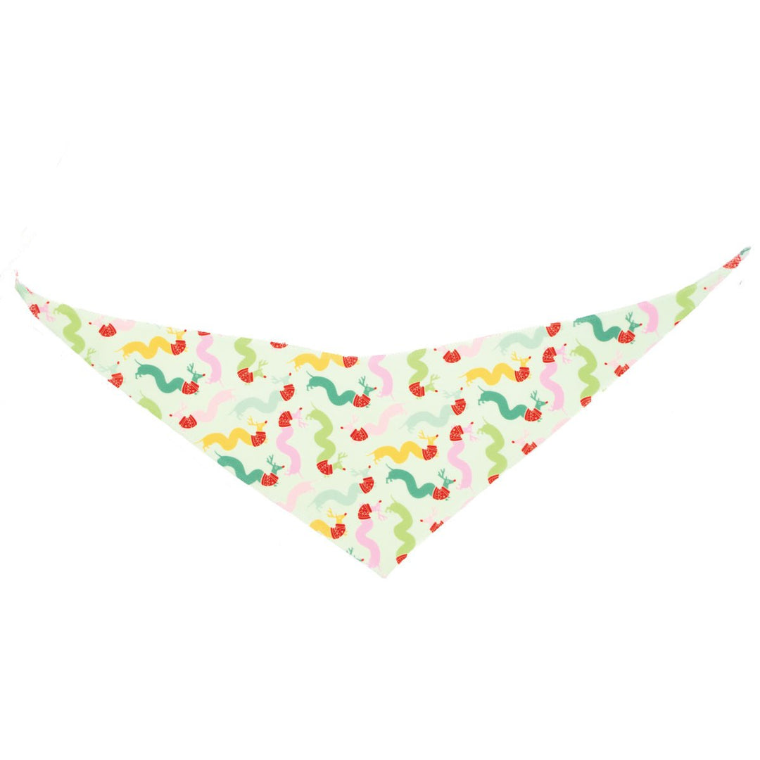 squiggly weendeer dog bandana - bean goods