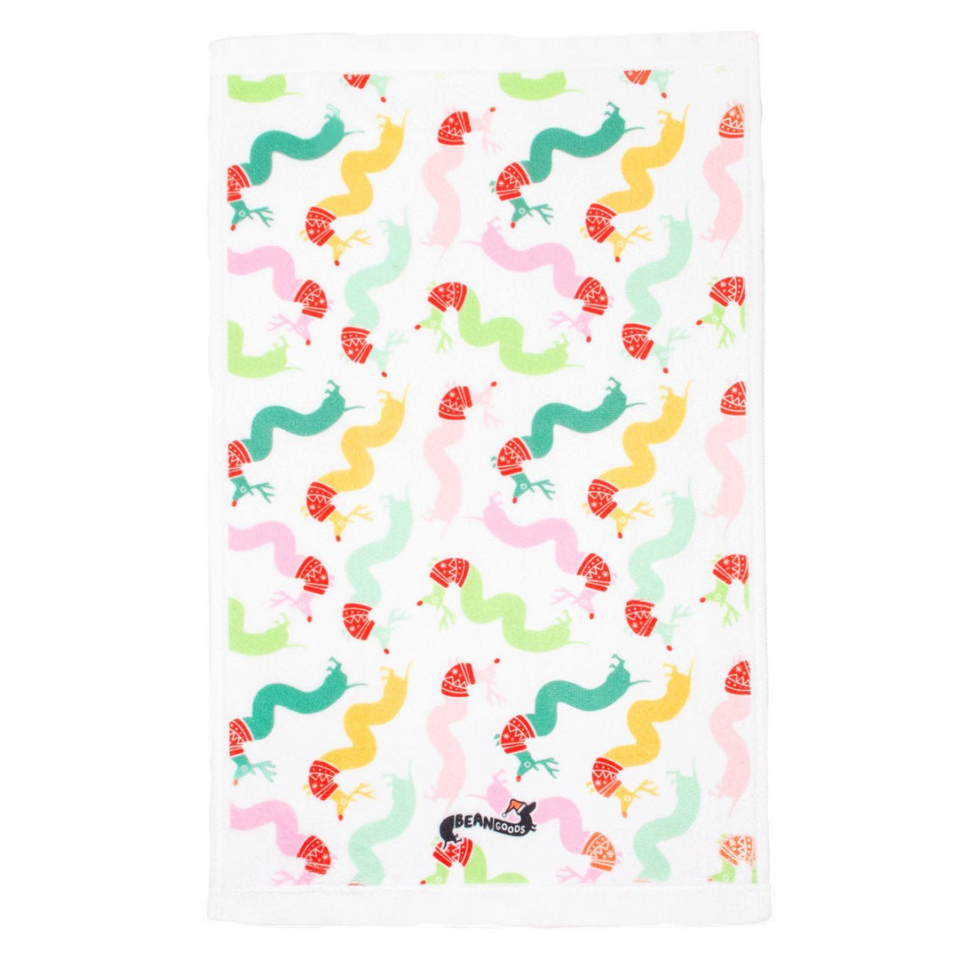 squiggly weendeer hand towel - bean goods