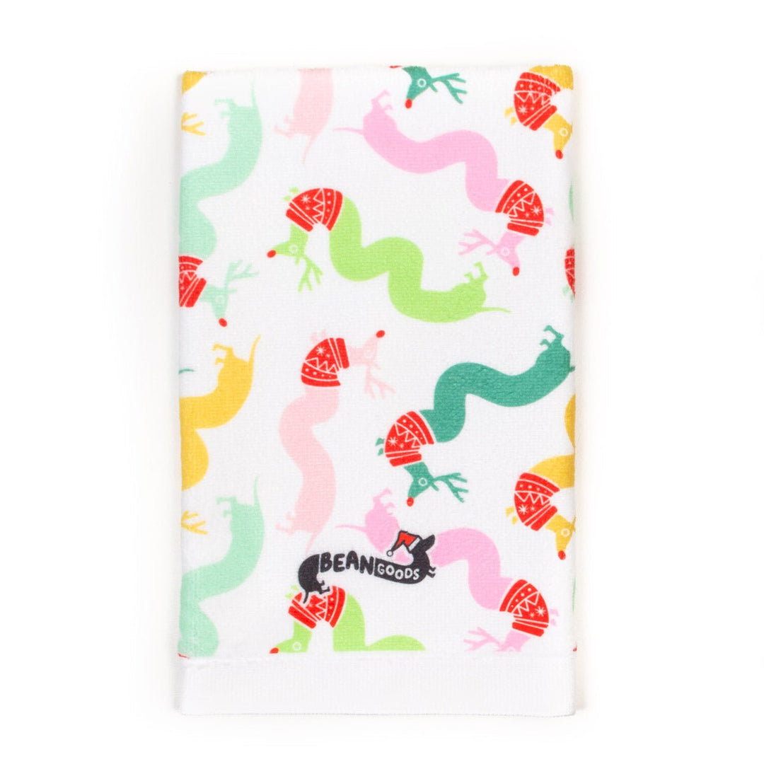 squiggly weendeer hand towel - bean goods