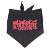 stranger weens dog bandana | black