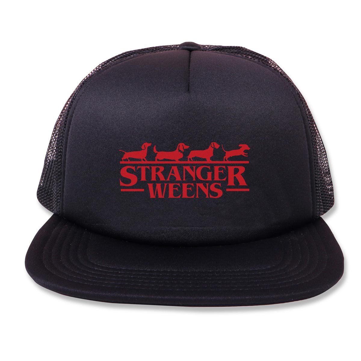 stranger weens trucker hat | black - bean goods