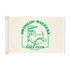 swingin' wieners golf club canvas cart flag