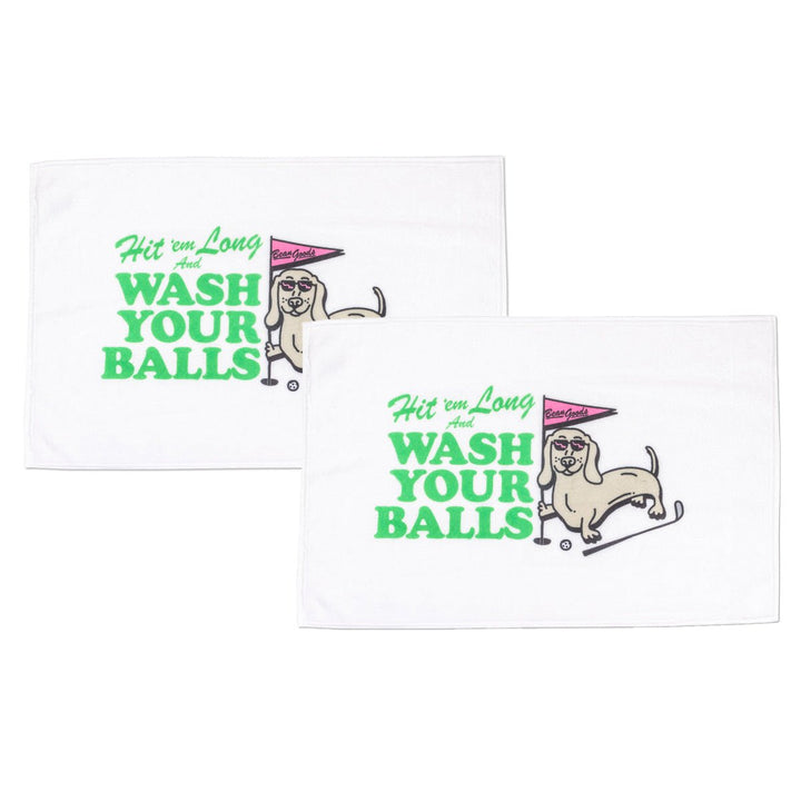 swingin' wieners golf club golf towel - bean goods