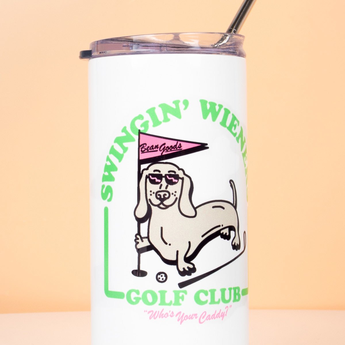swingin' wieners golf club tumbler - bean goods
