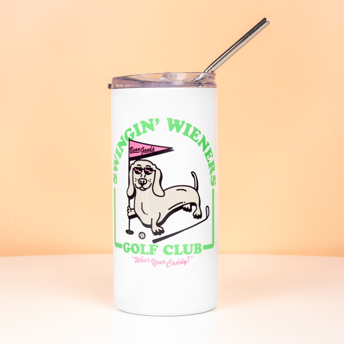 swingin' wieners golf club tumbler - bean goods