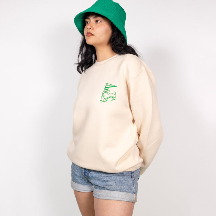 swingin' wieners golf club unisex crew sweatshirt - bean goods