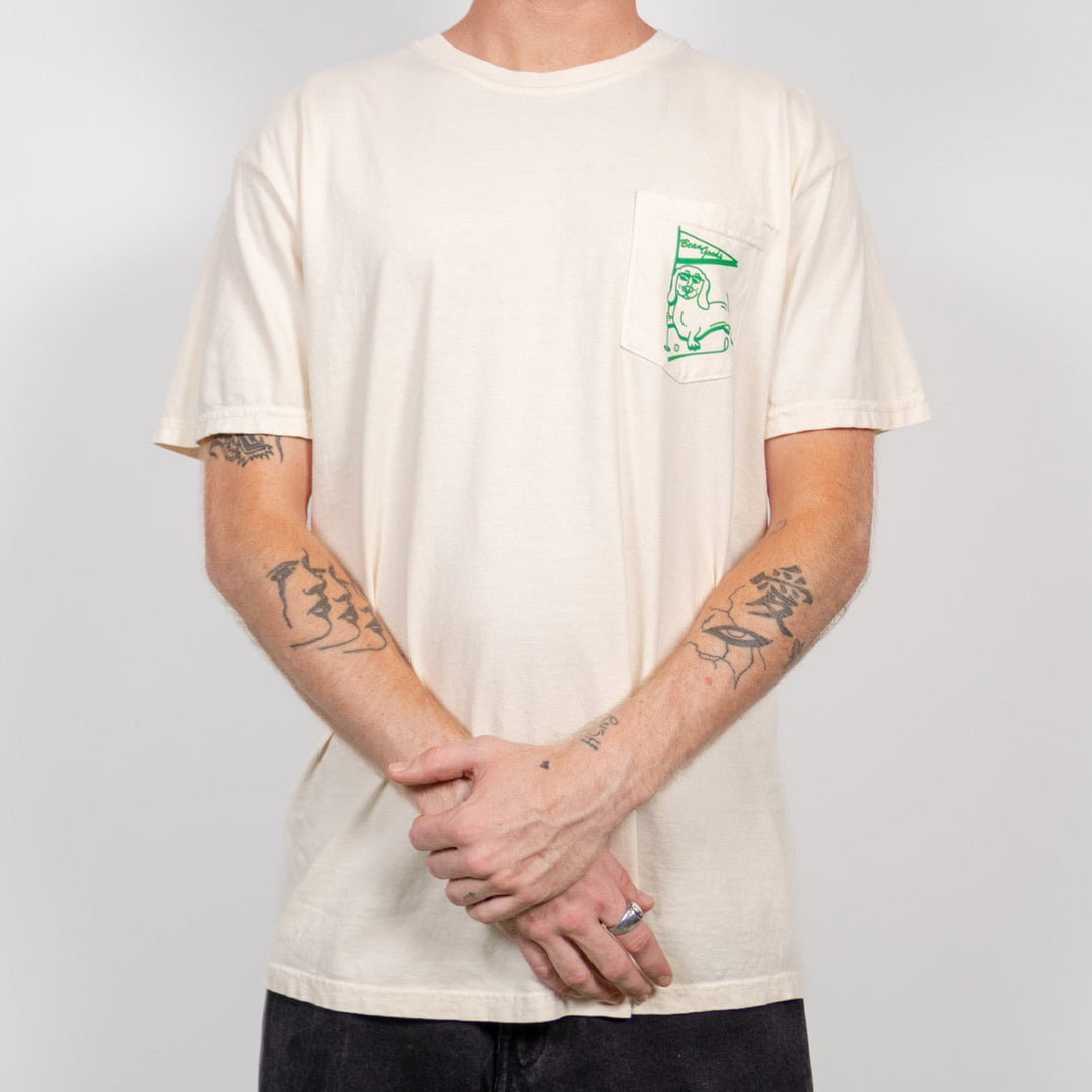 swingin' wieners golf club unisex pocket tee - bean goods