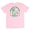 swingin’ wieners golf club unisex pocket tee | caddy pink