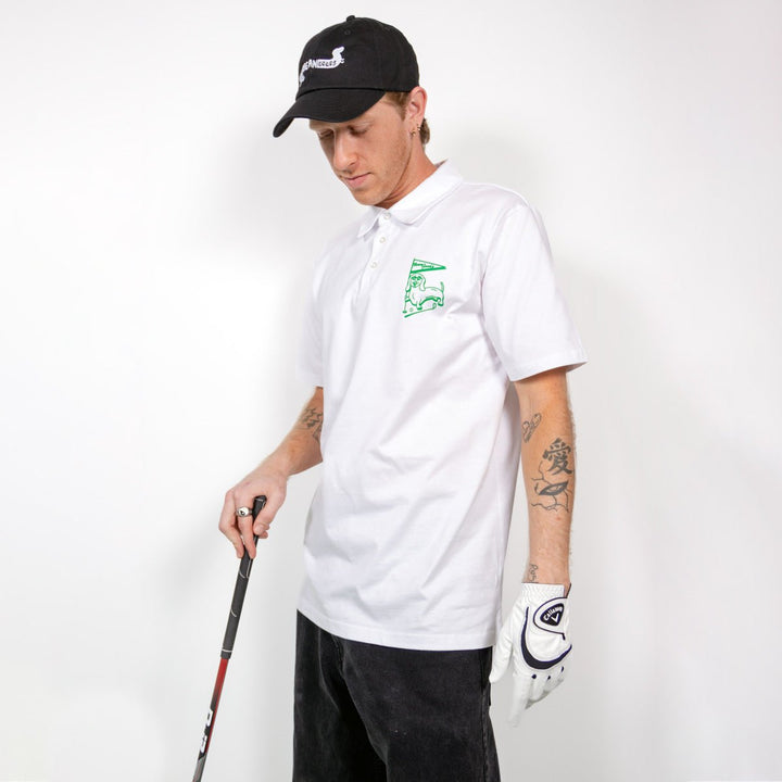 swingin' wieners golf club unisex polo - bean goods