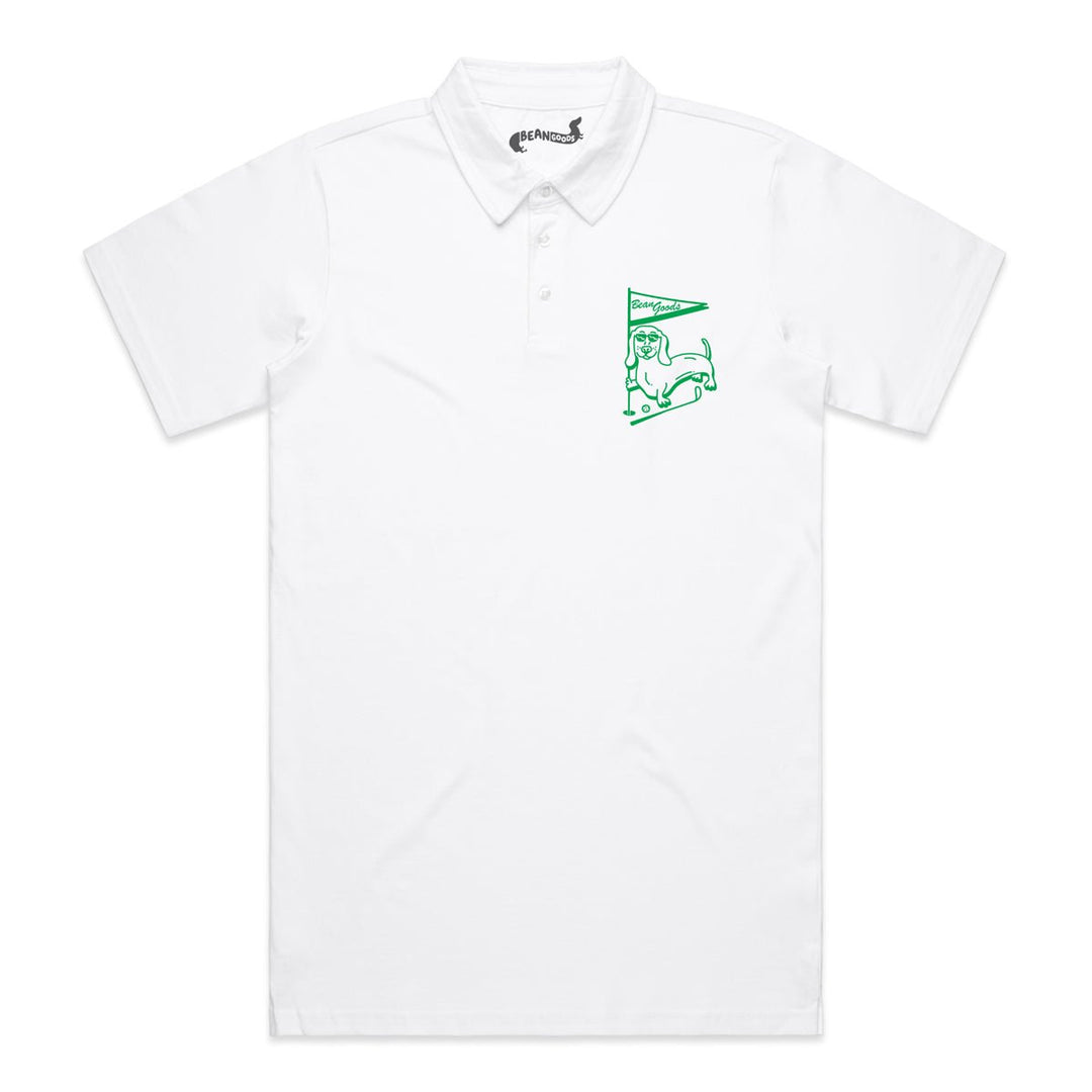 swingin' wieners golf club unisex polo - bean goods