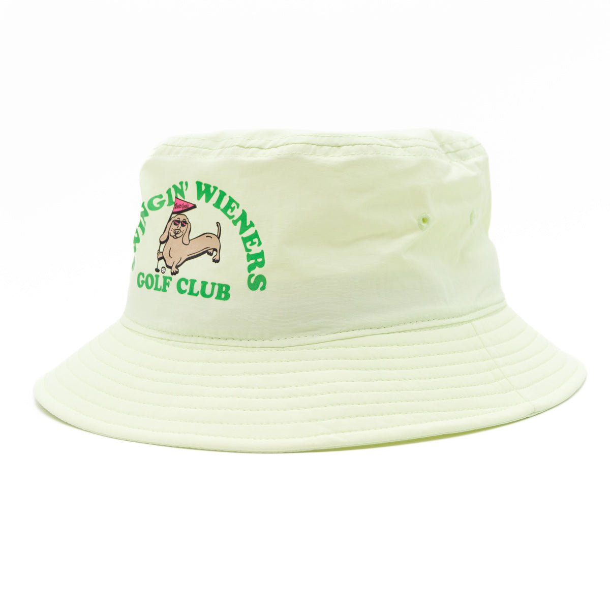 swinging wieners golf club bucket hat - bean goods