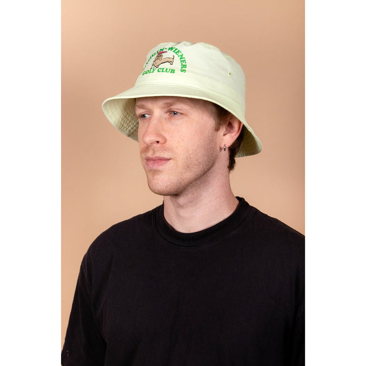 swinging wieners golf club bucket hat - bean goods