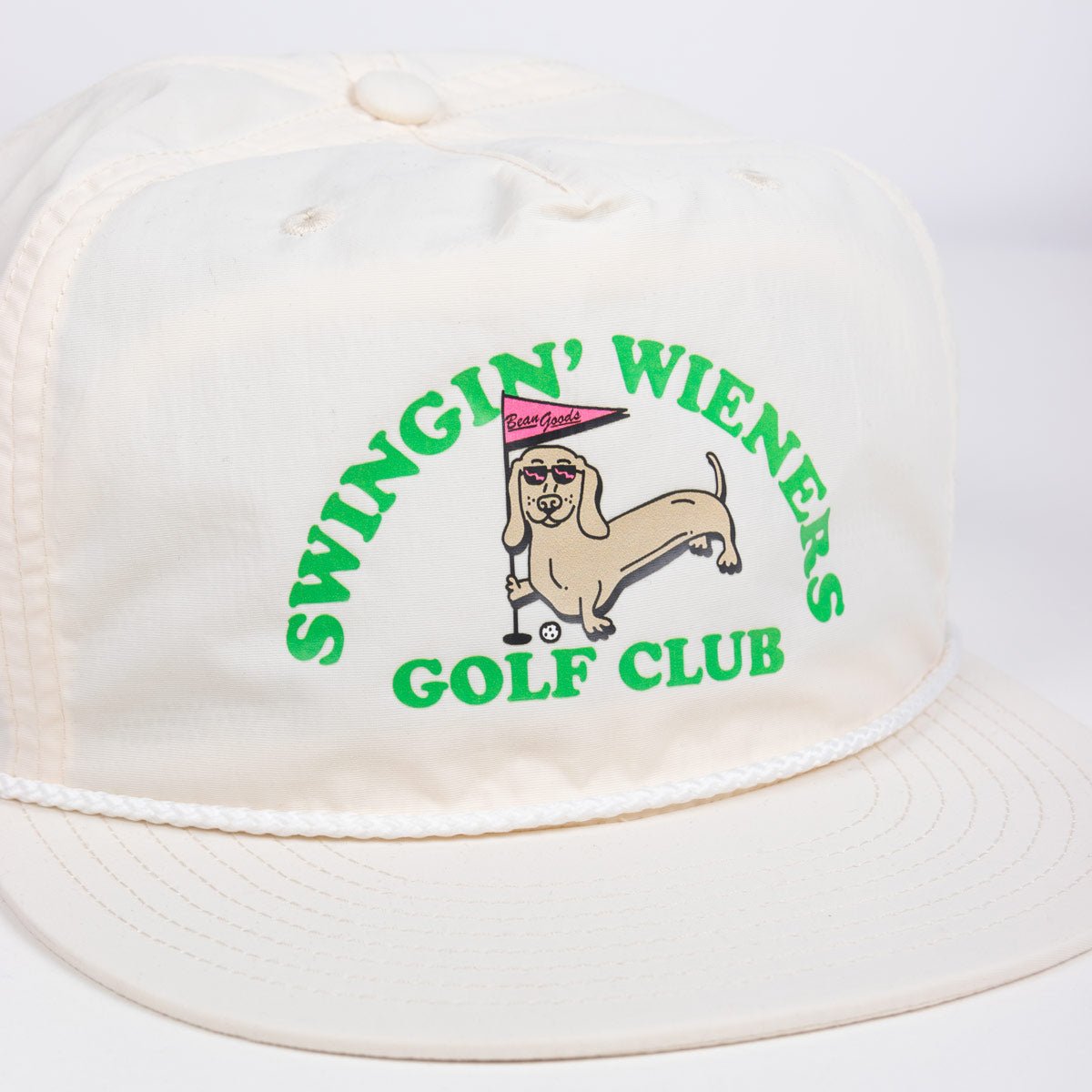 swinging wieners golf club rope hat - bean goods