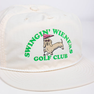 swinging wieners golf club rope hat - bean goods
