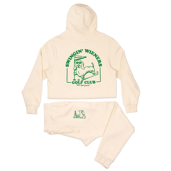 swinging wieners golf club sweatsuit bundle - bean goods