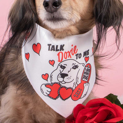talk doxie to me dog bandana - bean goods