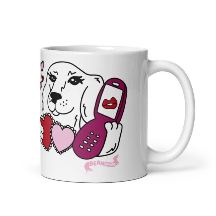 talk doxie to me mug - bean goods