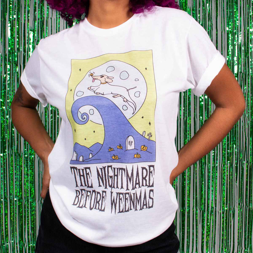 the nightmare before weenmas unisex tee | white - bean goods