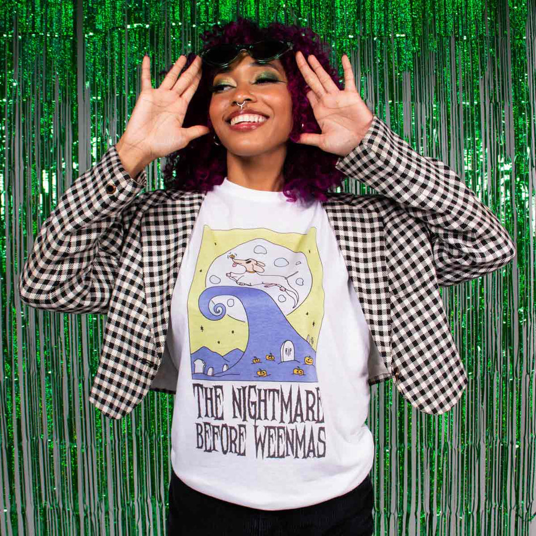 the nightmare before weenmas unisex tee | white - bean goods