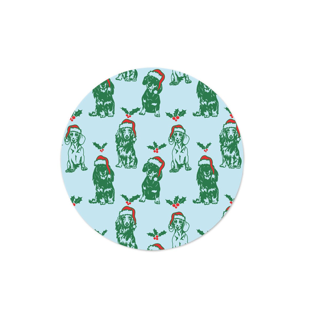 under the mistletoe coaster set - bean goods