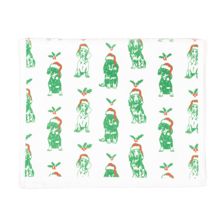 under the mistletoe hand towel - bean goods